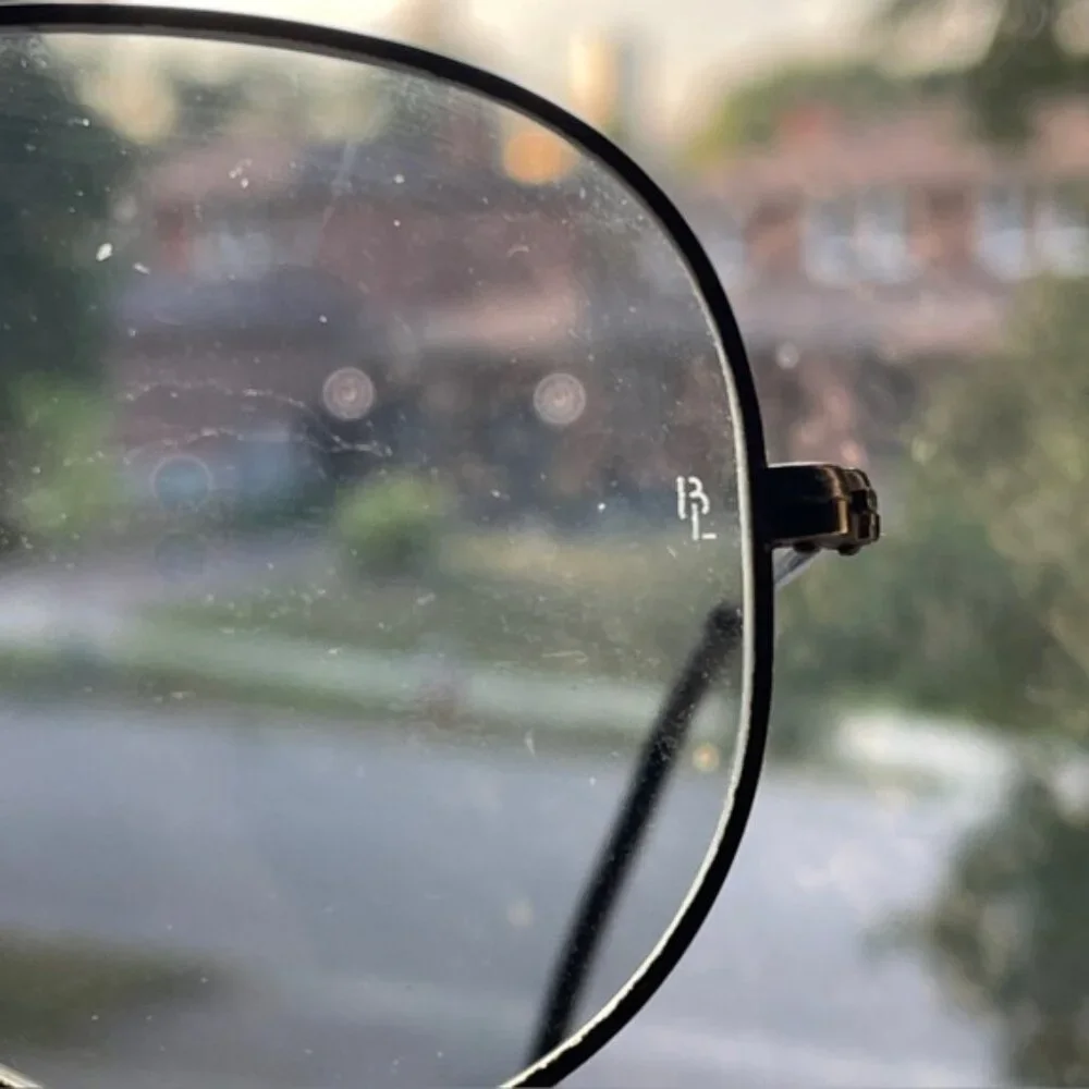 Vintage B&L Ray Ban Black Large Aviator Glasses Frames - 58-14, USA 🇺🇸